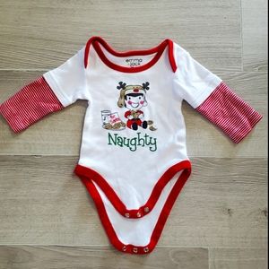 4/$20 Emma & Jack Christmas Long Sleeve Onsie 3M